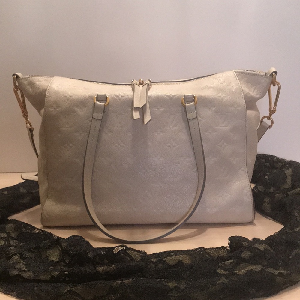 🎉HP🎉 🍾FIRM EUC Louis Vuitton Lumineuse Emp PM Tote #SP4161 - Picture 2 of 16